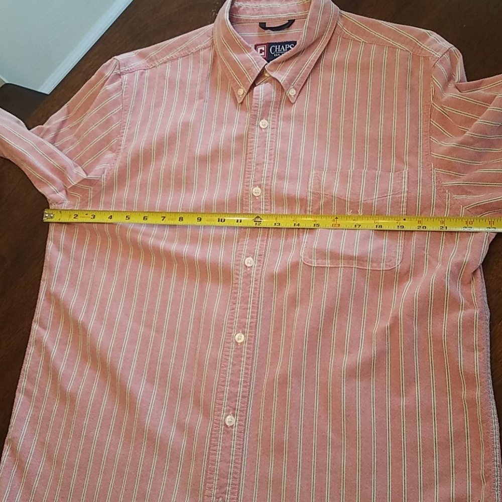 Chaps Pink Button Down - Picture 7 of 7